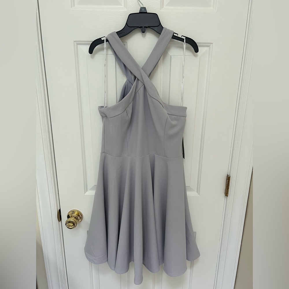 Lulus Purple Halter Mini Dress